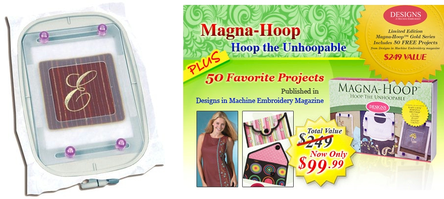 Magna-Hoop GOLD EDITION - Includes 50 FREE PROJECTS