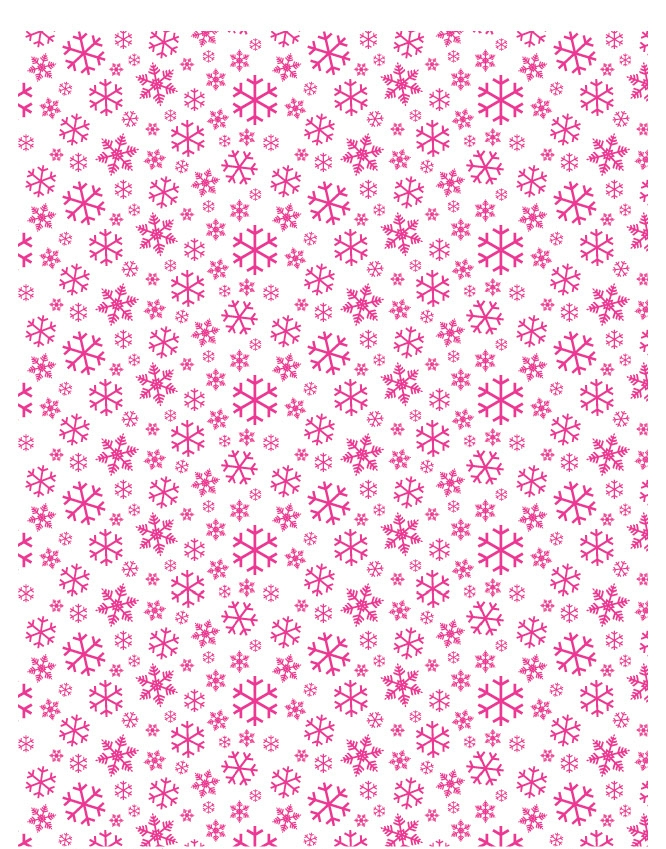 Let It Snow 07 - QuickStitch Embroidery Paper - One 8.5in x 11in Sheet - CLOSEOUT