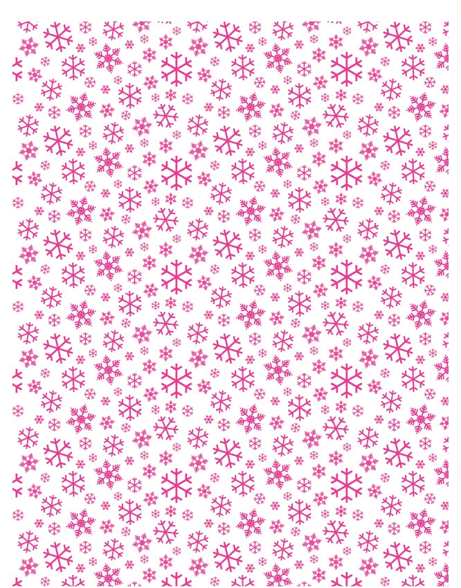 Let It Snow 07 - QuickStitch Embroidery Paper - One 8.5in x 11in Sheet - CLOSEOUT