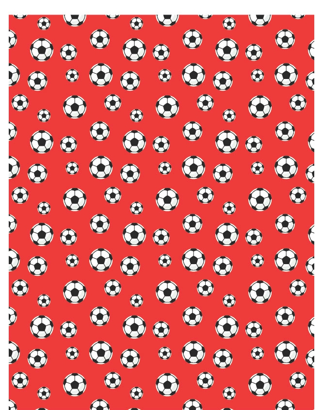 Just For Kicks - Soccer 09 - QuickStitch Embroidery Paper - One 8.5in x 11in Sheet - CLOSEOUT