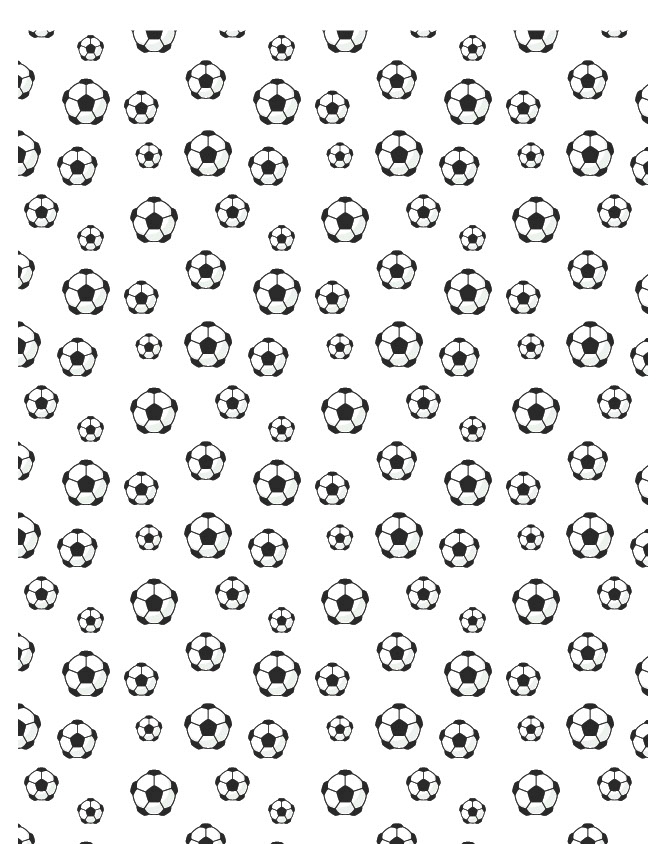 Just For Kicks - Soccer 10 - QuickStitch Embroidery Paper - One 8.5in x 11in Sheet- CLOSEOUT