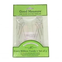 Every Ribbon Candy 2 Set of 3 Good Measure Low Shank Quilting Template Rulers by Amanda Murphy
