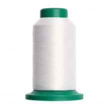 0015 White Isacord Embroidery Thread - 1000 Meter Spool