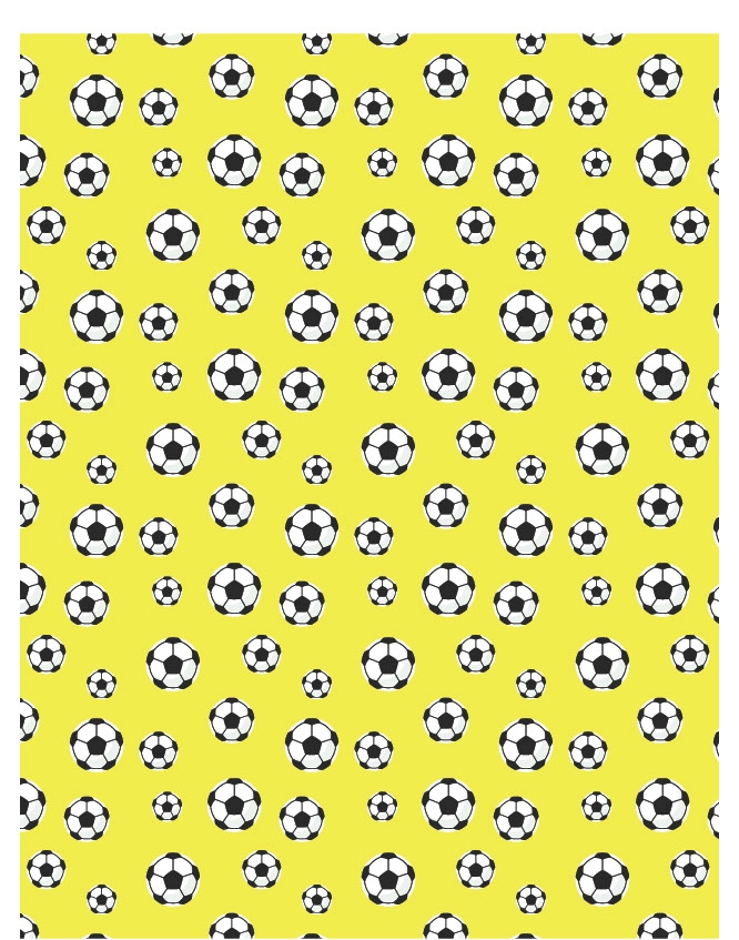 Just For Kicks - Soccer 04 - QuickStitch Embroidery Paper - One 8.5in x 11in Sheet - CLOSEOUT