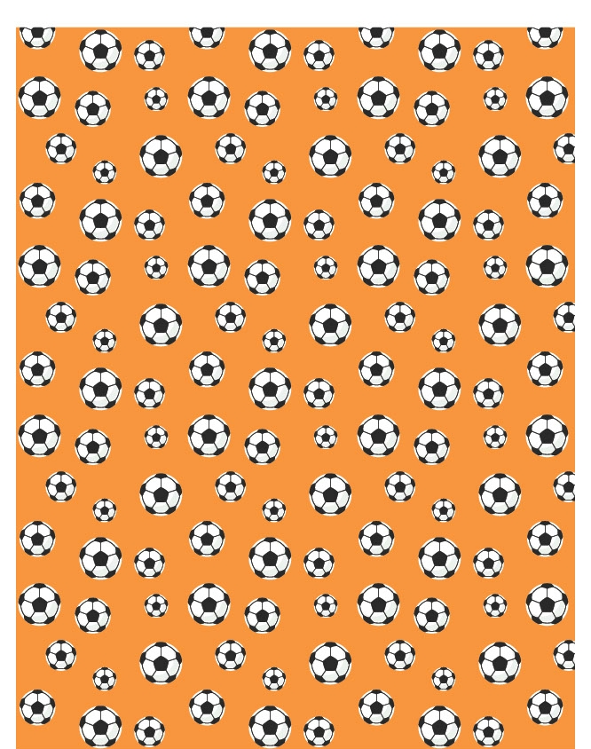 Just For Kicks - Soccer 06 - QuickStitch Embroidery Paper - One 8.5in x 11in Sheet - CLOSEOUT