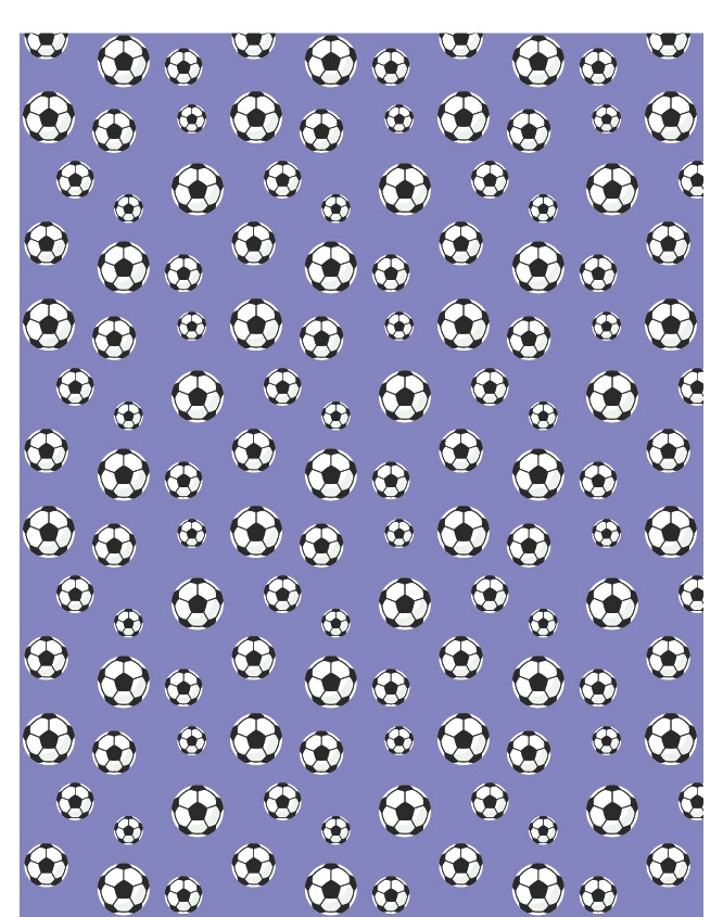 Just For Kicks - Soccer 08 - QuickStitch Embroidery Paper - One 8.5in x 11in Sheet - CLOSEOUT