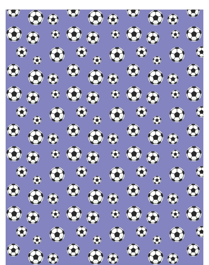 Just For Kicks - Soccer 08 - QuickStitch Embroidery Paper - One 8.5in x 11in Sheet - CLOSEOUT