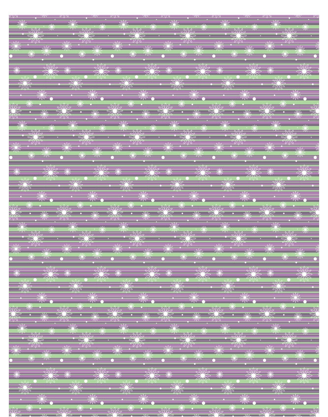 Starstruck Mini 01 - QuickStitch Embroidery Paper - One 8.5in x 11in Sheet- CLOSEOUT