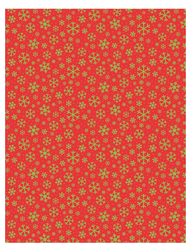 Let It Snow 13 - QuickStitch Embroidery Paper - One 8.5in x 11in Sheet- CLOSEOUT