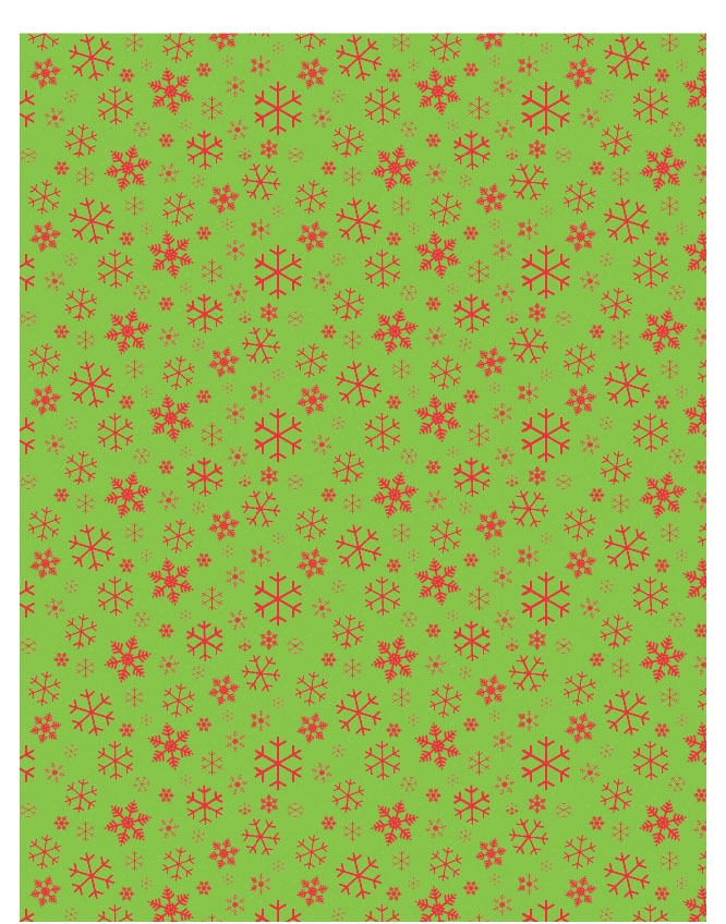 Let It Snow 14 - QuickStitch Embroidery Paper - One 8.5in x 11in Sheet- CLOSEOUT