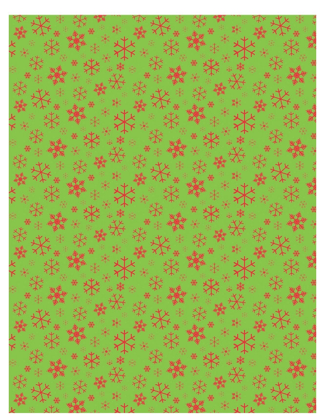 Let It Snow 14 - QuickStitch Embroidery Paper - One 8.5in x 11in Sheet- CLOSEOUT