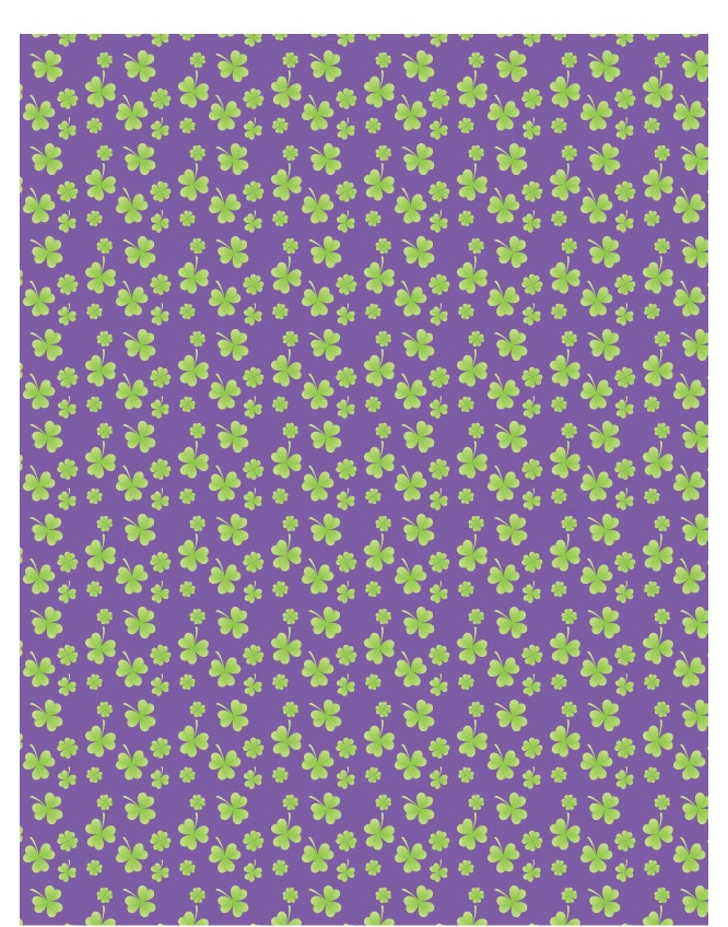 Luck of the Irish 03 - QuickStitch Embroidery Paper - One 8.5in x 11in Sheet - CLOSEOUT