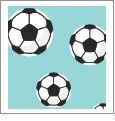 Just For Kicks - Soccer 02 - QuickStitch Embroidery Paper - One 8.5in x 11in Sheet - CLOSEOUT