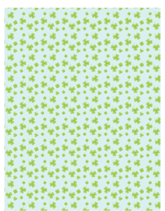Luck of the Irish 05 - QuickStitch Embroidery Paper - One 8.5in x 11in Sheet - CLOSEOUT