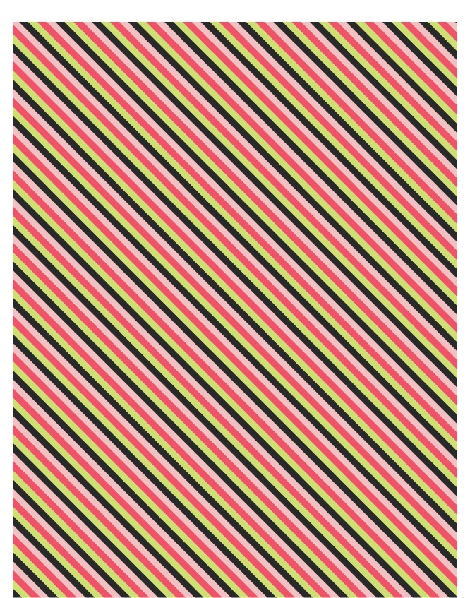 Diagonal Stripe 06 - QuickStitch Embroidery Paper - One 8.5in x 11in Sheet - CLOSEOUT
