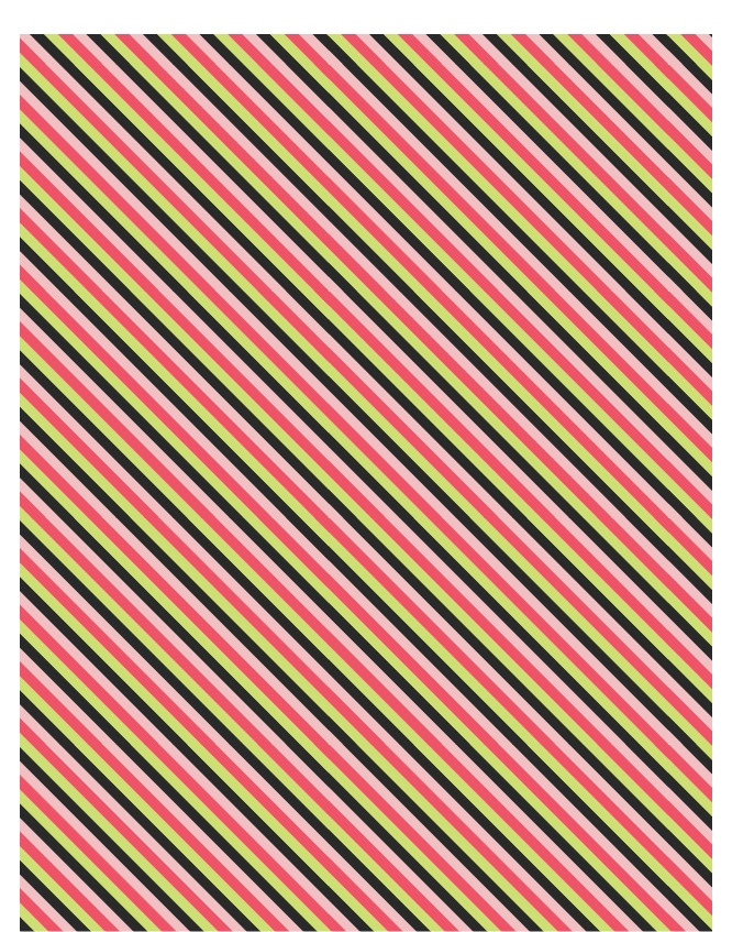 Diagonal Stripe 06 - QuickStitch Embroidery Paper - One 8.5in x 11in Sheet - CLOSEOUT