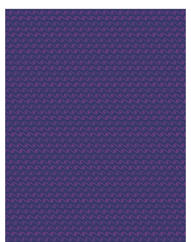 Wave 01 - QuickStitch Embroidery Paper - One 8.5in x 11in Sheet - CLOSEOUT