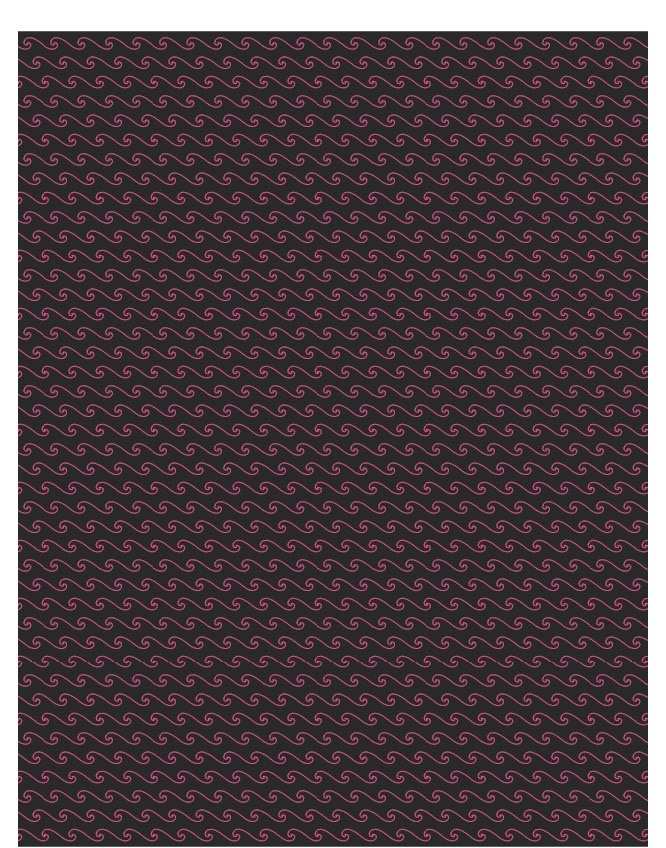 Wave 07 - QuickStitch Embroidery Paper - One 8.5in x 11in Sheet - CLOSEOUT