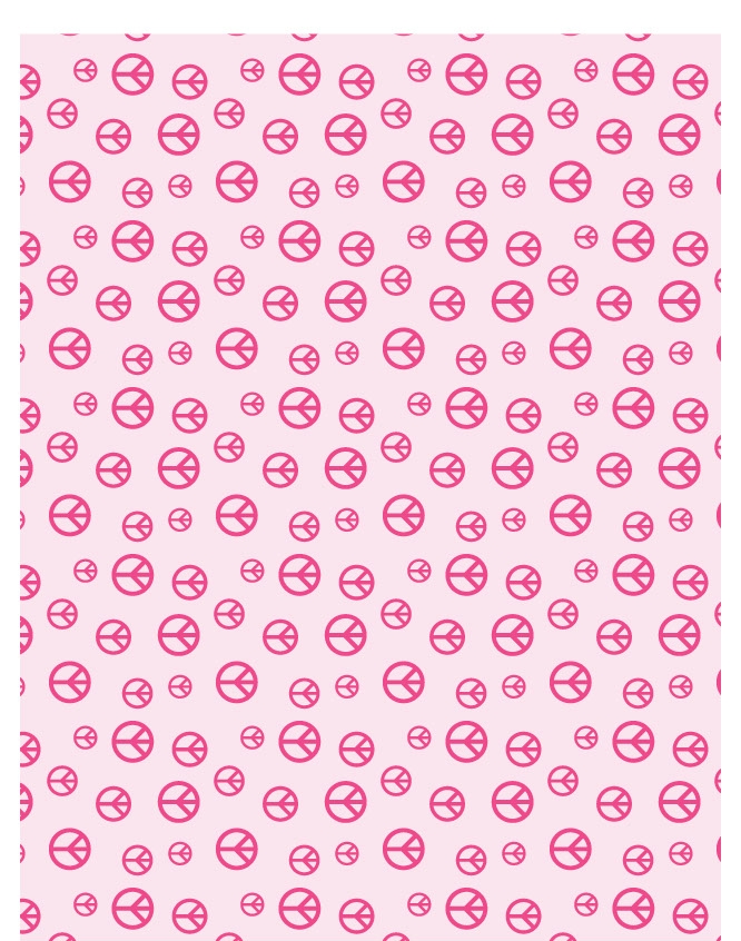 Peace Dude 03 - QuickStitch Embroidery Paper - One 8.5in x 11in Sheet - CLOSEOUT