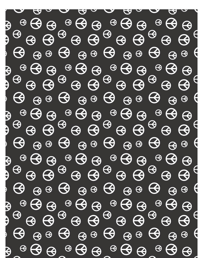 Peace Dude 06 - QuickStitch Embroidery Paper - One 8.5in x 11in Sheet - CLOSEOUT