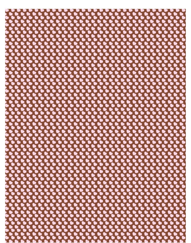 Hearts 03 - QuickStitch Embroidery Paper - One 8.5in x 11in Sheet - CLOSEOUT