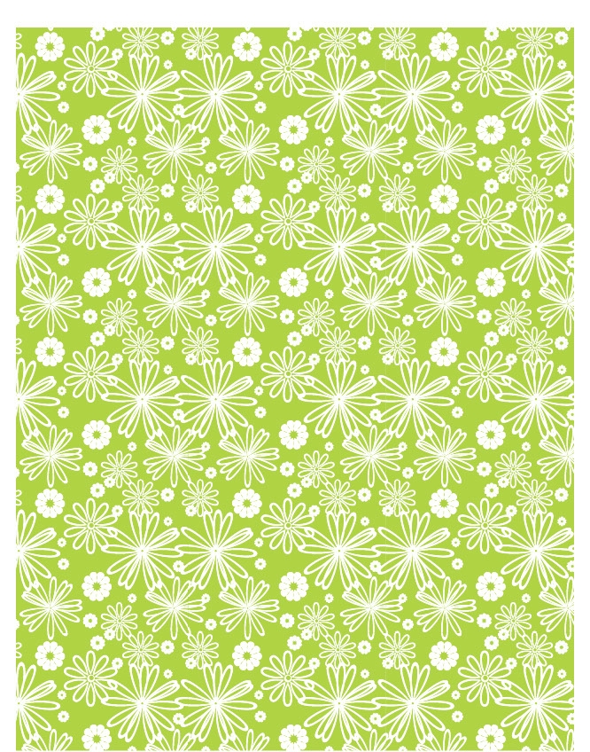 Floral Multi 06 - QuickStitch Embroidery Paper - One 8.5in x 11in Sheet - CLOSEOUT