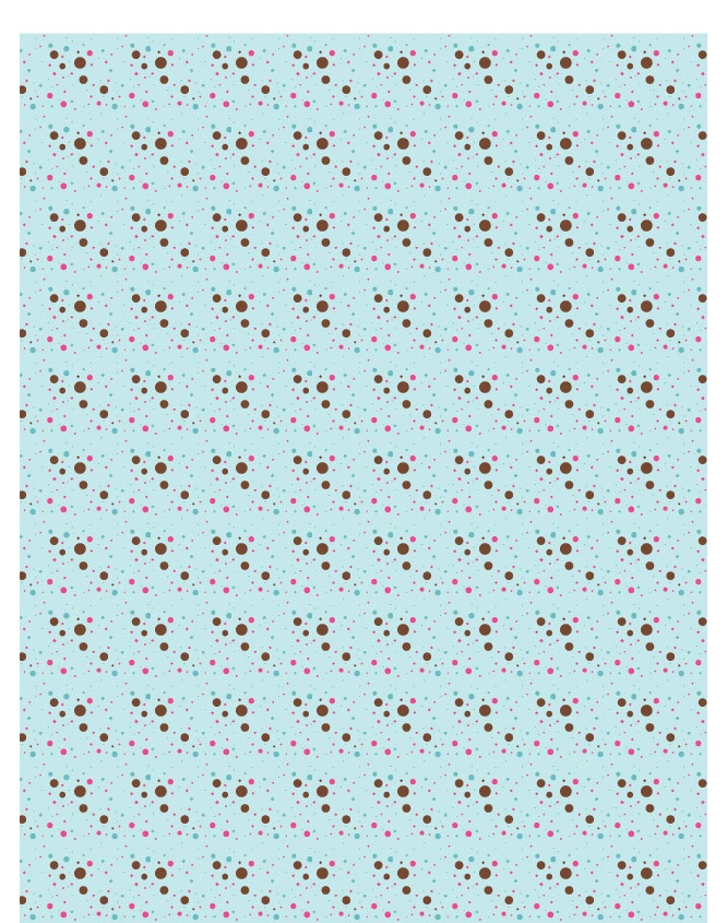 Pebble Beach 03 - QuickStitch Embroidery Paper - One 8.5in x 11in Sheet- CLOSEOUT