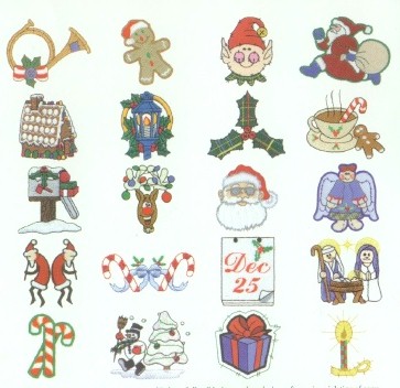 Christmas Cheer Embroidery Design CD 970101