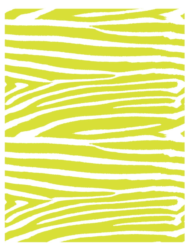 Zebra 05 - QuickStitch Embroidery Paper - One 8.5in x 11in Sheet - CLOSEOUT