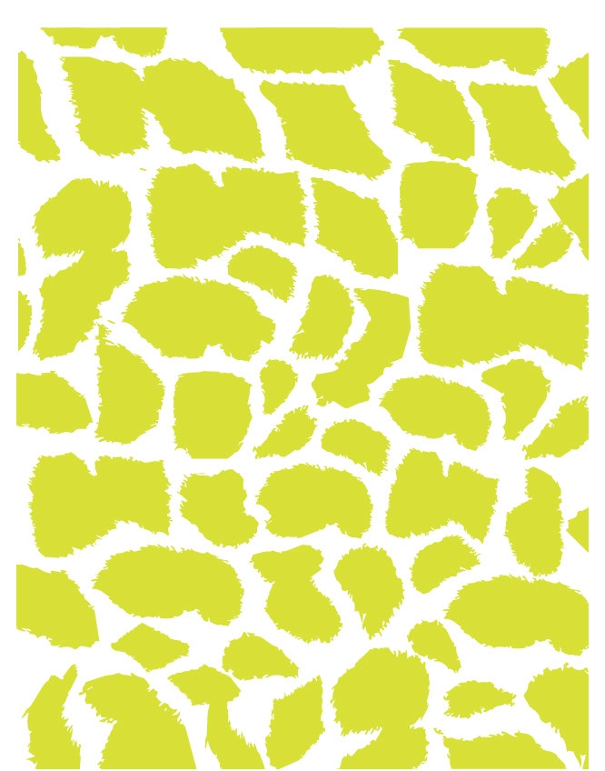 Giraffe 08 - QuickStitch Embroidery Paper - One 8.5in x 11in Sheet - CLOSEOUT