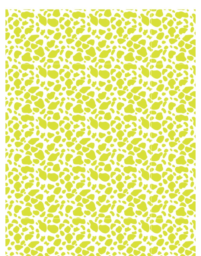 Cheetah 11 - QuickStitch Embroidery Paper - One 8.5in x 11in Sheet - CLOSEOUT