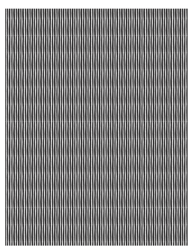Wavy Stripes 03 - QuickStitch Embroidery Paper - One 8.5in x 11in Sheet - CLOSEOUT
