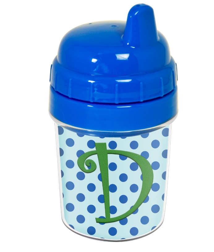 Baby's First Sippy Cup Acrylic Embroidery Blank - Blue