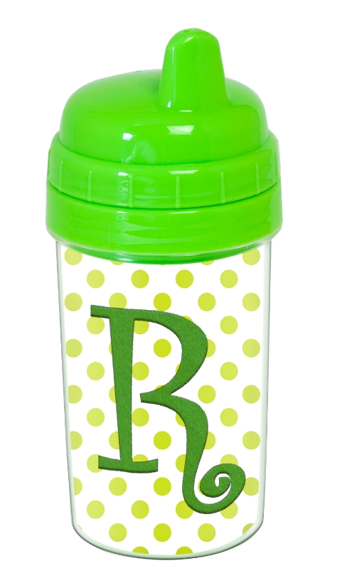 Toddler Cup - 10oz. Acrylic Embroidery Blank - Green - CLOSEOUT