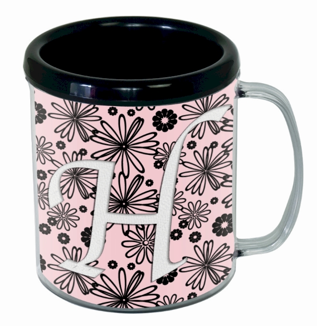 Snap Mug - 11 ounce - Embroidery Blanks - Black - CLOSEOUT