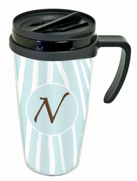 12oz Travel Mug Acrylic Embroidery Blank - CLOSEOUT