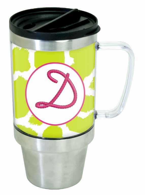 Stainless Steel Travel Mug Acrylic Embroidery Blank - CLOSEOUT