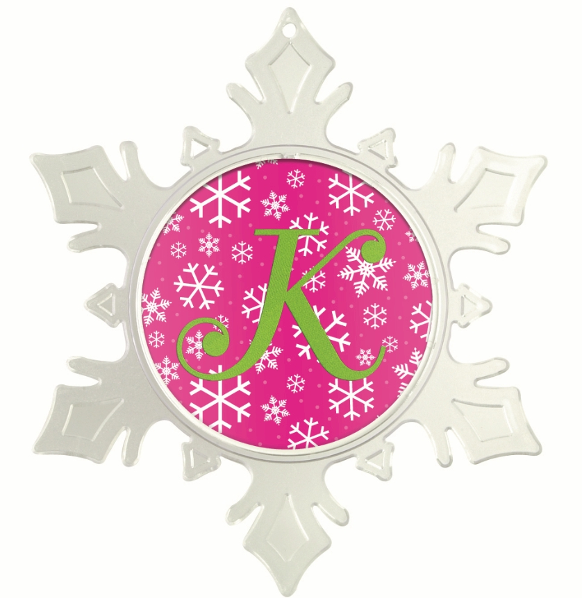 Snowflake Ornament - 5 5/8in - Acrylic Embroidery Blank