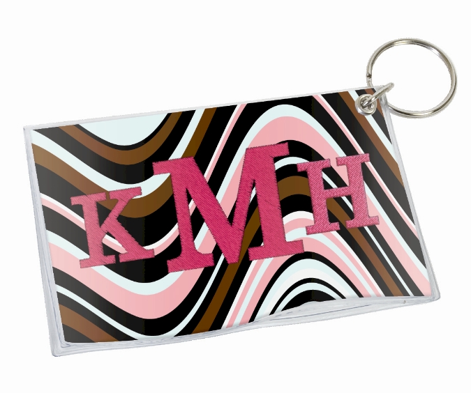 Credit Card/Photo ID Pouch Acrylic Embroidery Blank - CLOSEOUT