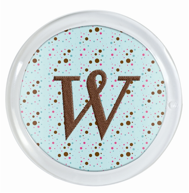 Snap-In Disc Magnet Small 2-1/4" Acrylic Embroidery Blank - CLOSEOUT