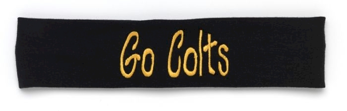 Black Headband Embroidery Blanks NLA