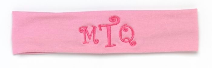 Light Pink Stretch Headband Embroidery Blanks