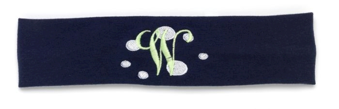 Navy Headband Embroidery Blanks NLA