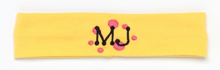 Yellow Headband Embroidery Blanks