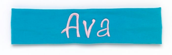 Aqua Stretch Headband Embroidery Blanks