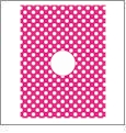 Dots with Circle - QuickStitch Embroidery Paper - One 8.5in x 11in Sheet - CLOSEOUT