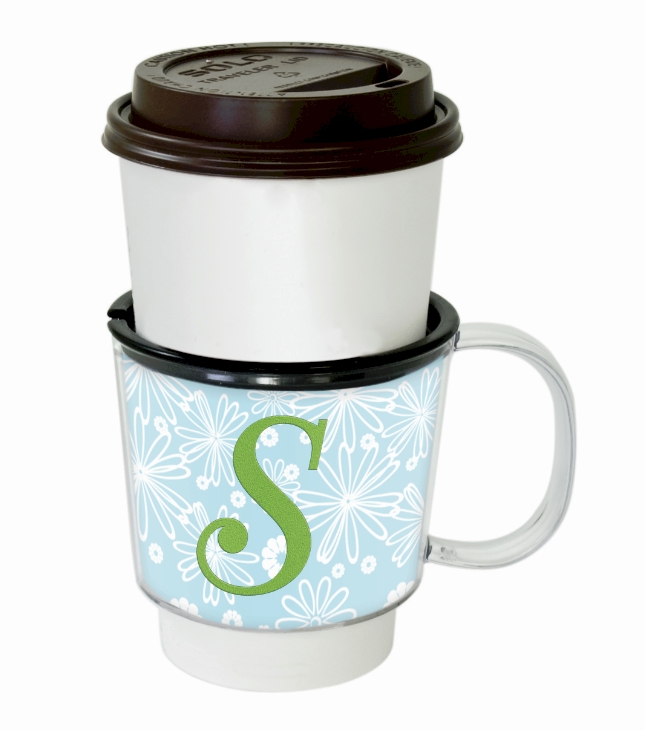 Coffee Sleeve With Handle - Acrylic Embroidery Blank - CLOSEOUT