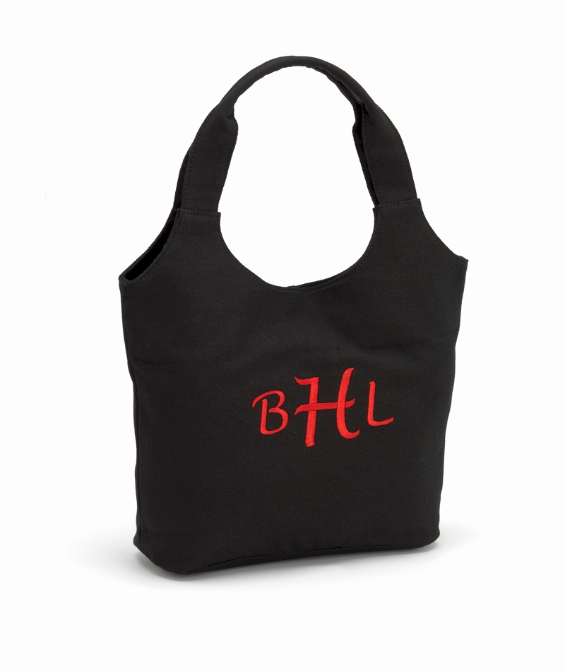 Black Purse Embroidery Blanks SHOWROOM SAMPLE