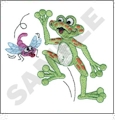Frolicking Frogs Embroidery Designs by Dakota Collectibles on a CD-ROM 970236
