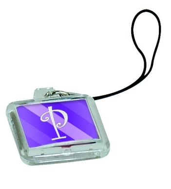 Cell Phone Charm - Clear - Acrylic Embroidery Blank - CLOSEOUT